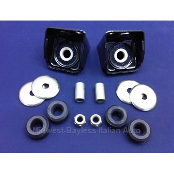   Radius Rod Bracket Refurbishment KIT 2x  (Fiat Bertone X1/9, 128 SL, Lancia Scorpion/Montecarlo) - NEW