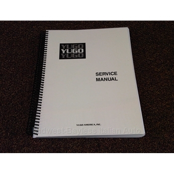               Factory Service Manual (Yugo 1986-89 Carbureted + All) - NEW