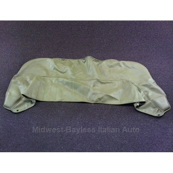  Convertible Top Boot - Tan Vinyl w/Rear Hooks (Pininfarina 124 Spider 1983-On) - U8.5 OEM