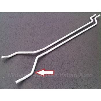 Coolant Tube Under Car Left Complete (Fiat Bertone X1/9 All) - OE NOS