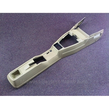        Console Center Lower Dark Beige - OE Padded (Pininfarina 124 Spider 1983-85) - OE BLEMISH