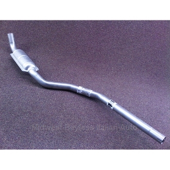 Exhaust Center Section w/Resonator - Performance (Fiat 124 Spider 1967-78) - NEW