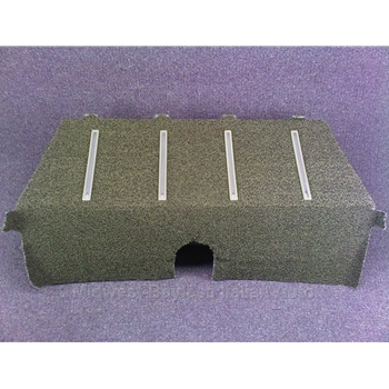    Parcel Shelf Tray Lower Shelf BROWN (Tan / Brown) LOOP (Pininfarina 124 Spider 1983-85 + All) - OE NOS w/BLEMISH