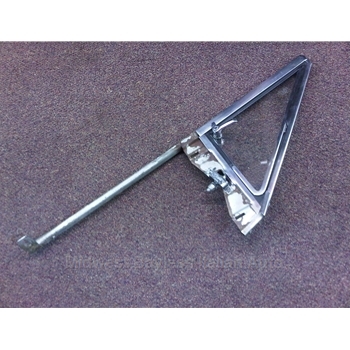 Wing Vent Quarter Window Assembly Complete Left - CLEAR (Fiat 124 Spider 1967-74 North America) - U8