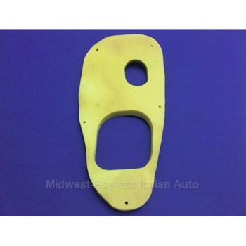 Transmission Shifter Tunnel Metal Plate Foam Seal (Fiat Pininfarina 124 Spider 1979-On + 1976-78 w/5-Spd Manual Trans) - OE