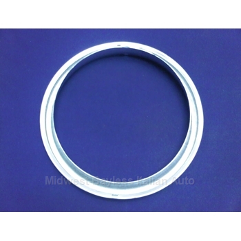 Headlight Trim Ring Outer Chrome (Fiat 124 Sedan 1966-70, Wagon 1966-73) - U8