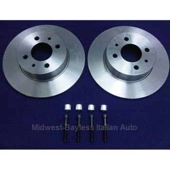 WHOA! BRAKES Series 2 - 10" Rotor Extension Kit (Fiat Bertone X1/9, 124, 128, Lancia Scorpion/Montecarlo) - NEW