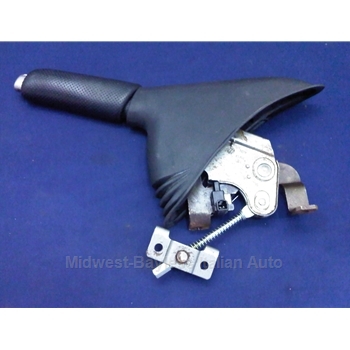 Hand Brake + Boot - Black w/Red Stitching (Fiat 500 All 2012-19) - U8 