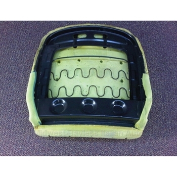 Seat Frame Upper Front Right w/Cushion Foam (Fiat Pininfarina 124 Spider 1979-85) - OE NOS