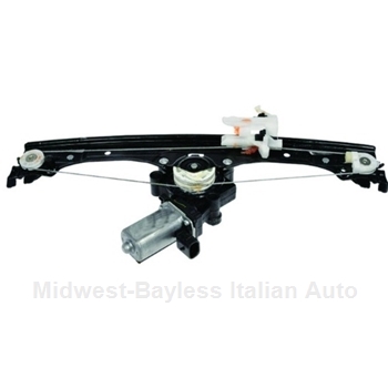 Window Regulator and Motor Assembly Front Left - Upgraded (Fiat 500 All 2012-19) - NEW