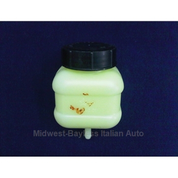Brake Fluid Reservoir - Single (Fiat 124 All 1970-77) - OE NOS
