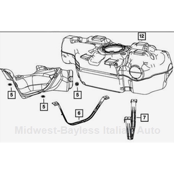   Fuel Tank (Fiat 500 All 2012-19)) - U8