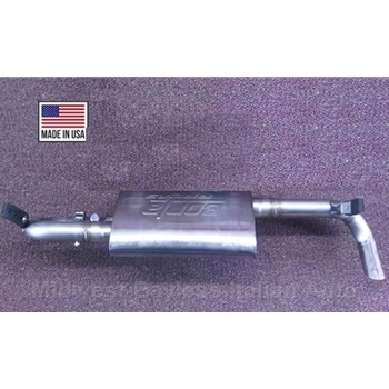     Sport Muffler Assembly for Long Tube Exhaust Header - NEW