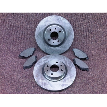 Brake Pad and Rotor KIT - Front (Fiat 500 Turbo Abarth 2012-19) - NEW