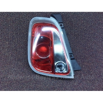  Tail Light Assembly Left - Chrome Bezel (Fiat 500 All 2012-19) - U8