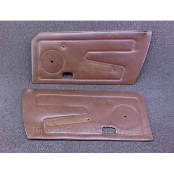 Door Panel Pair (Fiat X1/9 1979-82) Tobacco - U8