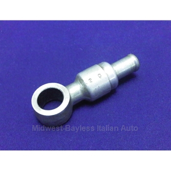 Brake Booster Vacuum Check Valve Banjo Style (Fiat 124 1966-70 + Other Italian) - OE NOS