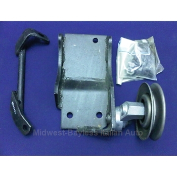 Air Conditioning Compressor Mounting Bracket and Tensioner (Fiat Pininfarina 124 Spider - "ARA" Brand) - OE NOS