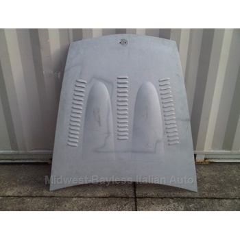Hood (Fiat 124 Spider 1973-78 "Small Bump" w/Louvers) - U8