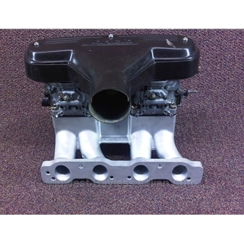     Intake Manifold DOHC Assembly Dual Weber 40 DCNFx2 (Lancia Beta, Scorpion/Montecarlo) - REFUBISHED