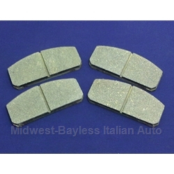 Brake Pads Front Set (Fiat 850 Spider Coupe Series 1 - 1966-68) - NEW