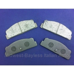      Brake Pad Set - Rear Semi-Metallic (Fiat 124, X1/9, Lancia Scorpion) - NEW