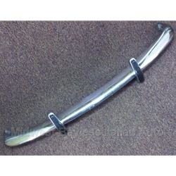 Bumper Front Chrome (Fiat 124 Spider 1973-74 + 1968-72) - U8