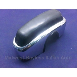 Bumper Guard Overrider Front Right / Rear Left (Fiat 850 Spider 1968 North America + Euro) - OE NOS