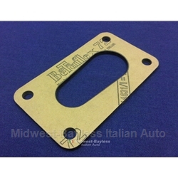 Carburetor Base Plate Insulator Spacer Oval w/Gaskets 5mm - Weber 28/36 DHSA w/Single Plane Manifold (Fiat 124 Spider Coupe through 1970) - NEW