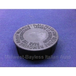 Brake Clutch Fluid Reservoir Cap Late (Fiat 124, X1/9, 128, 131, Lancia) - NEW