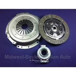          Clutch KIT  Cover + Disc + Release Bearing (Fiat Bertone X1/9 5-speed 1500cc,  Strada/Ritmo) - NEW