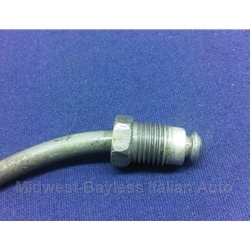 Clutch Line Metal Pipe - Flare Fitting - ISO Bubble (Fiat Bertone X1/9, Lancia Scorpion at Master) - U8