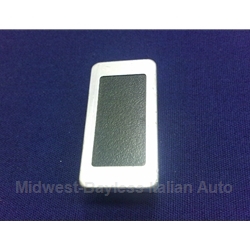 Console Power Window Switch Blank Plate (Fiat 124 Spider 1978-82) - OE NOS
