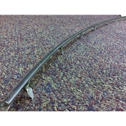 Convertible Top Cover Panel Stainless Bright Trim (Fiat 850 Spider) - U8