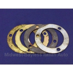Crankshaft V-Belt Pulley SOHC AC Shim SET 4x (Fiat Bertone X19 1980-88) - U8