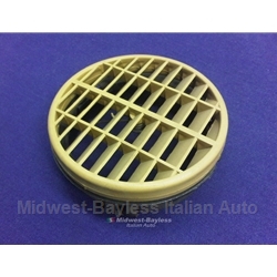 Dash Vent Defrost Grille Assy Tan (Fiat Pininfarina 124 Spider 1983-85) - OE