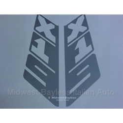 Restoration Decal - "X19" Vertical Sail Left+Right White (Fiat Bertone X1/9) - NEW