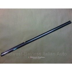    Door Glass Outer Weatherstrip Trim Left w/Fastening Strip (Fiat Pininfarina 124 Spider All) - U8