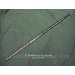 Door Glass Outer Weatherstrip Left - Black (Fiat Bertone X1/9 1986-88) - U8