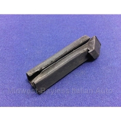 Door Glass Window Trim Rubber Pad Left Rear (Fiat 850 Spider) - OE NOS