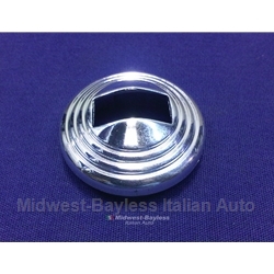 Door Handle Interior Bezel Chrome (Fiat 128 Sedan) - OE NOS