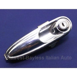 Door Handle Exterior Left w/o Key (Fiat 124 Spider 1979-85) - U8