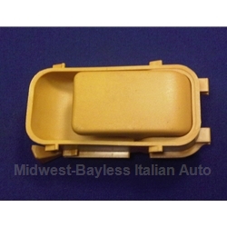 Door Handle Interior Tan Beige (Fiat Strada/Ritmo + X1/9 1979-On) - OE NOS
