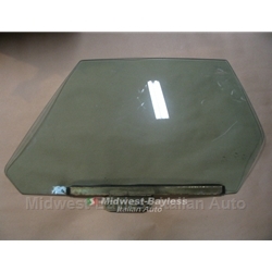 Door Glass Window Left Assembly - Factory Tinted (Bertone X1/9 1985-88 North America) - U8