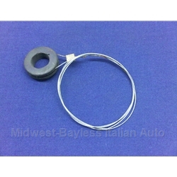 Emergency Trunk Release Cable (Fiat Bertone X1/9 All) - OE NOS