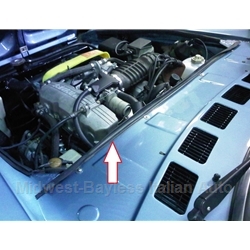 Engine Compartment Hood to Cowl Rear Weatherstrip 2-Pc 40" (Fiat 124 Spider 1979-85 + All) - U8