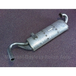      Exhaust Muffler (Fiat X1/9 1975-80 w/Carb) - OE / ANSA