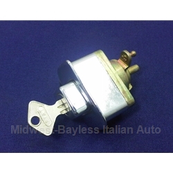 Exterior Door Lock Push Button Right w/Key (Fiat 850 Spider 1967-73) - OE