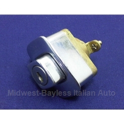 Exterior Door Lock Push Button Right w/o Key (Fiat 850 Spider 1967-73) - OE