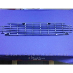      Front Grille - Upper - 6-Slat (Fiat Pininfarina 124 Spider 1975-85) - U8